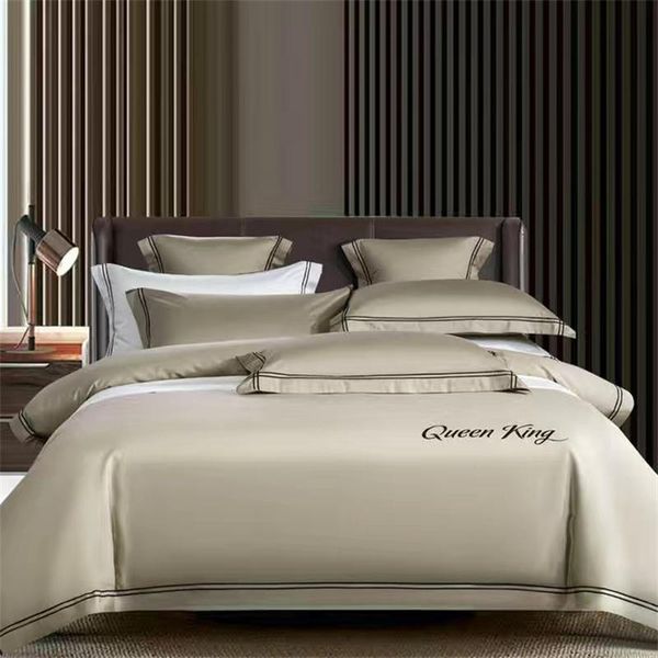 

bedding sets white 600tc luxury cotton embroidery el/home set bedsheets linen duvet cover pillowcase single king  size