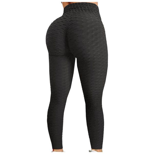 

yoga outfit women's bubble hip lifting leggings for fitness exercise running high waist sportswear pants deportivo