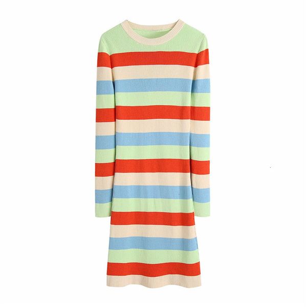 

casual dresses evfer casual spring fall stirped female mesh mini dress chic lady fashion za long sleeve elastic oneck straight 8d3w, Black;gray