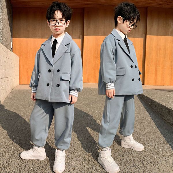 

children's suit, handsome boy, british style, White