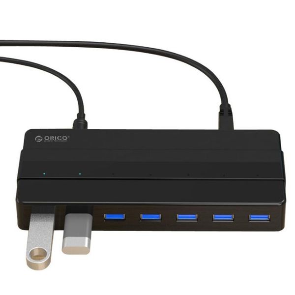 

hubs orico usb3.0 hub splitter 7 port high speed transmission expander usb 3.0 dual core 5 gbps