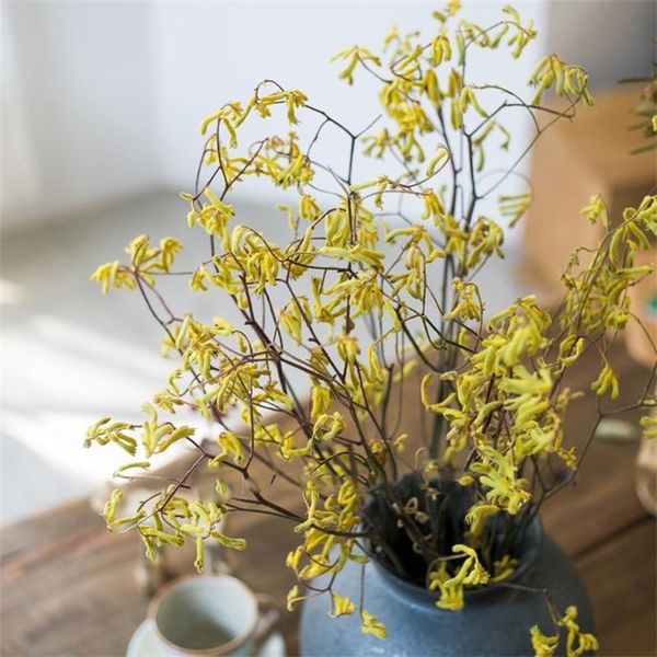 

decorative flowers & wreaths 2pcs real preserved kangaroo bunch,eternal natural display dried marriage wedding decoration home table acc