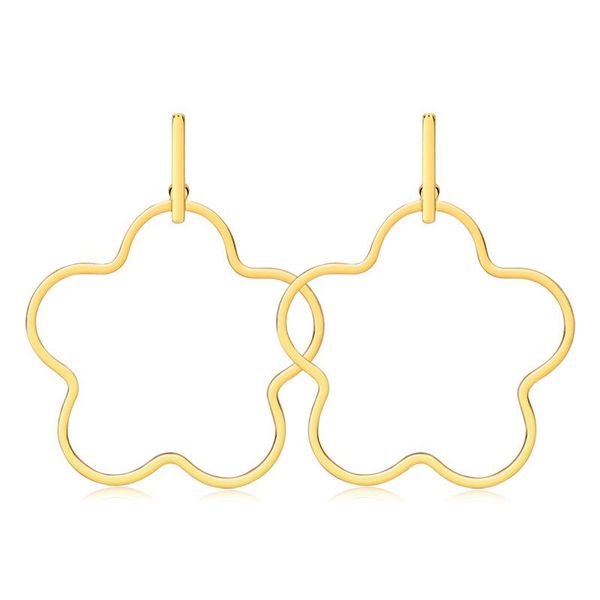 

hoop & huggie asjerlya trendy heart round star geometric gold earrings for women 2021 ear piercing simple jewelry bijoux brincos, Golden;silver