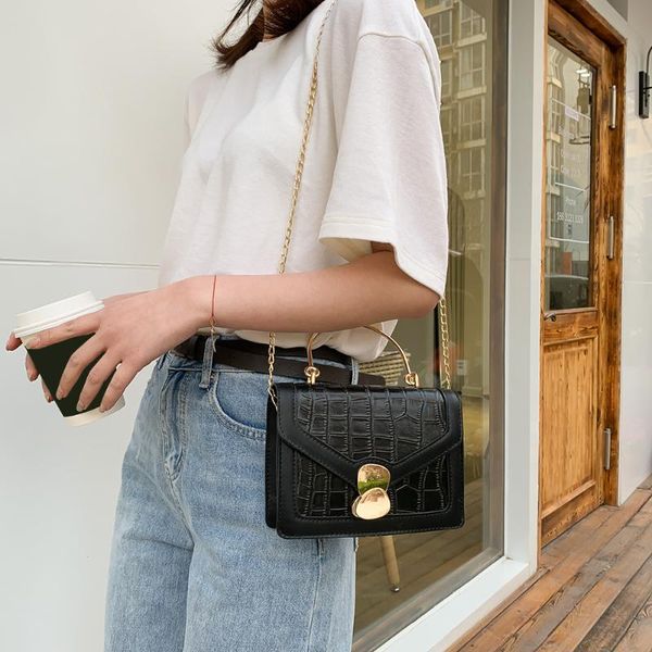 

cross body vintage fashion retro women messenger purse pu solid stone pattern ladies shoulder travel color female handle totes