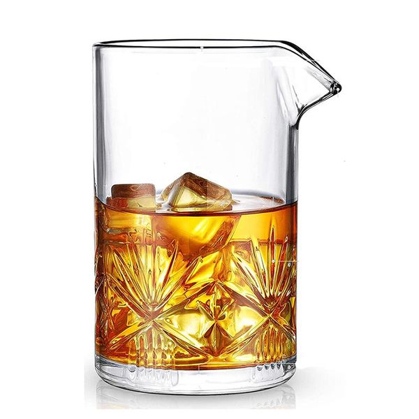 

750ml studded mixing glass bar tool