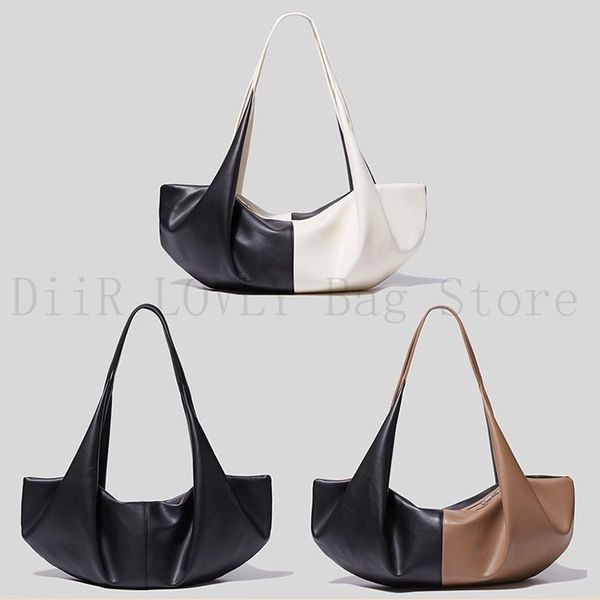 

evening bags women bag 2021 trend luxury color matching shoulder soft leather underarm fashion designer design handbag