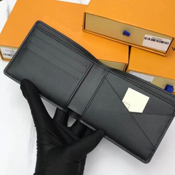 

classic men's bifold and women's small id wallet folding zipper key bag keychain wristlet for women c20, Red;black