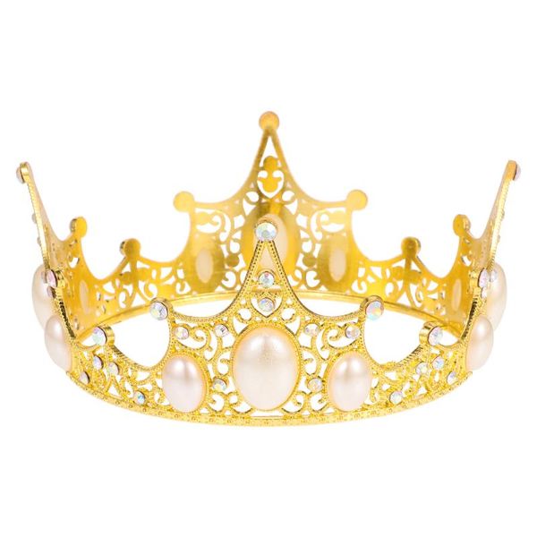 Outros suprimentos de festa festiva 1pc Retro Birthday Cake Decoration Crown Crown Ornament