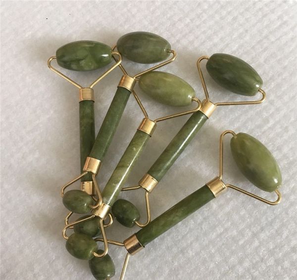 

portable pratical jade facial massage roller anti wrinkle healthy face body head foot nature beauty tools
