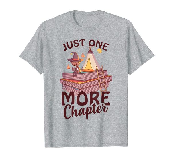 

Just One More Chapter Tee Shirt Bear Gift Book Worm, Mainly pictures