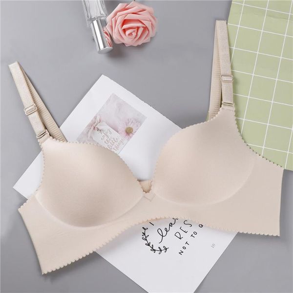 

new seamless bra deep v cup bras for women push up lingerie wire bralette plunge intimates backless female underwear a, Red;black