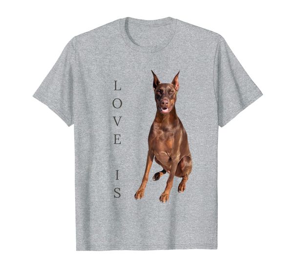 

doberman shirt women men kids dog mom dad love pet gift tee t-shirt, White;black