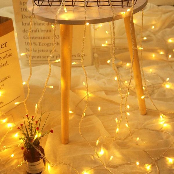 

strings christmas day wedding decoration lights indoor room layout colored factory direct battery box string