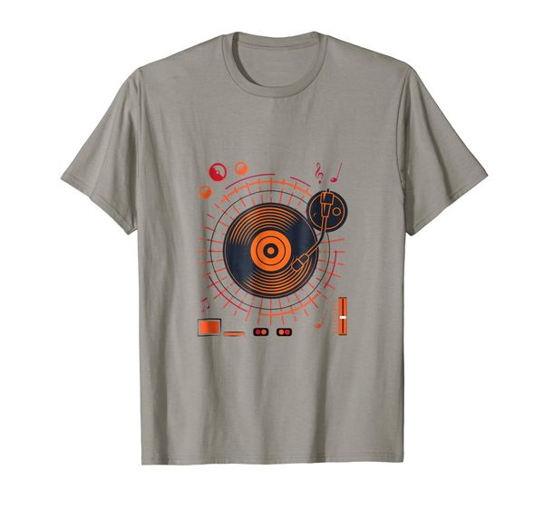 

Vinyl Record Album Turntable Player T Shirt, Mainly pictures