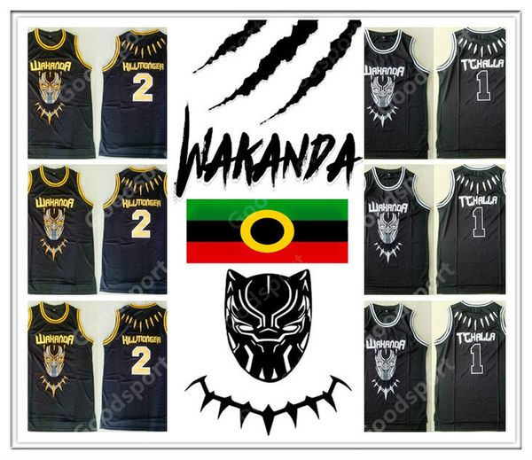 

wakanda 1 tchalla jersey men movie black panther basketball 2 hillmoager erik killmonger jerseys sport team away 2019 sporty