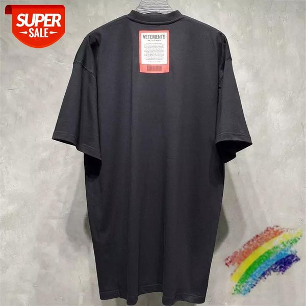 

2021ss heavy fabric vetements t-shirt 1:1 oversize tees embroidered tag t-shirts #jk2b, White;black