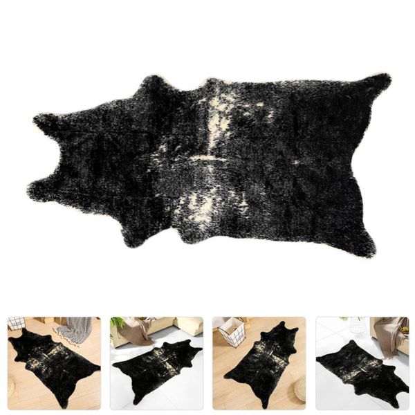 

carpets 1pc floor carpet artificial wolf pattern mat home decor (assorted color)
