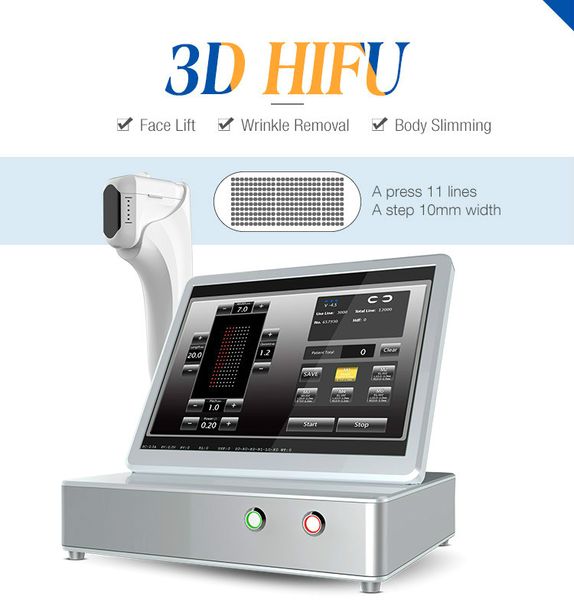

20000 s 8 hifu cartridges hifu skin lifting body shaping ultrasonic knife 12 lines 3d hifu beauty machine