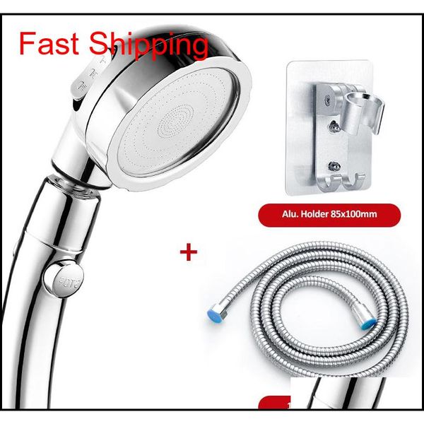 

adjustable handheld shower head high pressure showerhead 3 spray settings water saving showerhead with hose and qylpcd toys2010