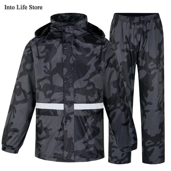 

raincoats motorcycle raincoat waterproof poncho manrain coat jacket for men rain pants suit split camouflage camping gift ideas