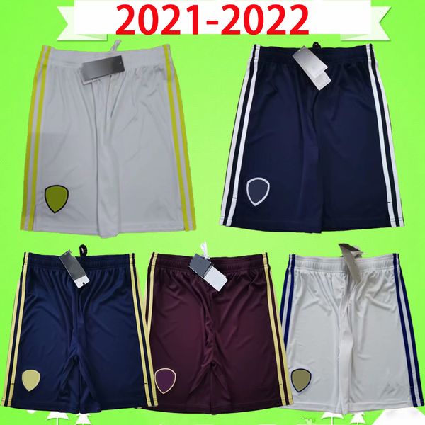 

mens 21 22 soccer shorts 2021 2022 football pants phillips firpo bamford raphinha diego llorente home away third utd, Black;red