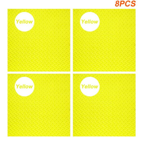 

8pcs/set absorbing fitness equipment interlocking tiles anti slip eva foam cushion home gym exercise floor mat thickened
