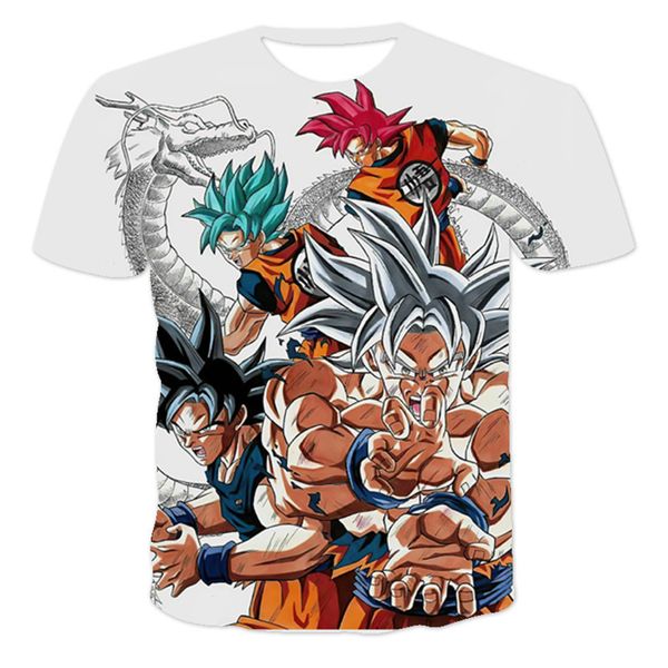 

2021 wukong qilongzhu 3d t-shirt men's short sve dign ptq4, White;black