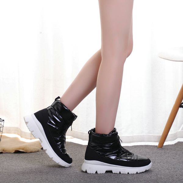 

swonco for woman non-slip winter shoes female dwaterproof boots water 1xz3, Black