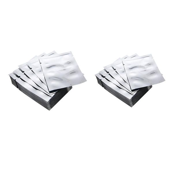 

storage bags 400pcs aluminum foil mylar vacuum sealing package pouch, 200 pcs 9 x 13cm & 200pcs 12 18cm