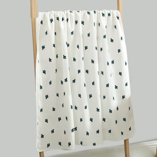 

blankets & swaddling 4 layers soft cotton muslin baby swaddles born diapers swaddle wrap kid stroller cover play mat blanket