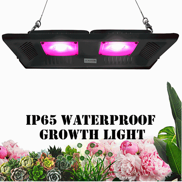 

black led grow light waterproof outdoor phyto lamp for plants garden seedlings growing full spectrum 50w 100w 150w