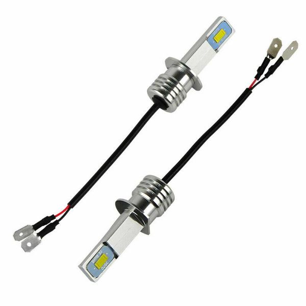 

car headlights conversion led kit bulbs high low beam fog light 6000k 12-24v vehicles