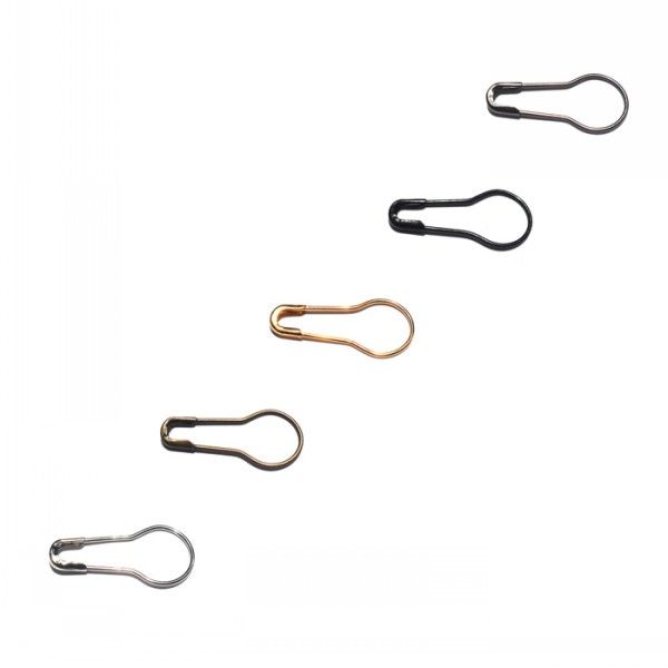 

2021 new 1000 pcs bulb shaped safety pin good for stitch markers, jewelry making 5 colors for option, Silver