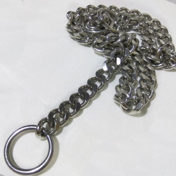 

dog collars & leashes stainless steel ship chain collar for adjustable pet accessories small medium large