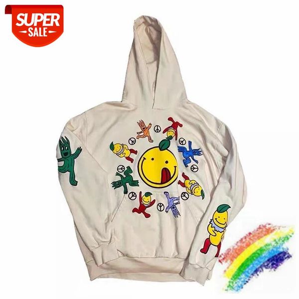 

foaming printing lyrical lemonade hoodie men women 1:1 hooded loose pullover #3n08, Black