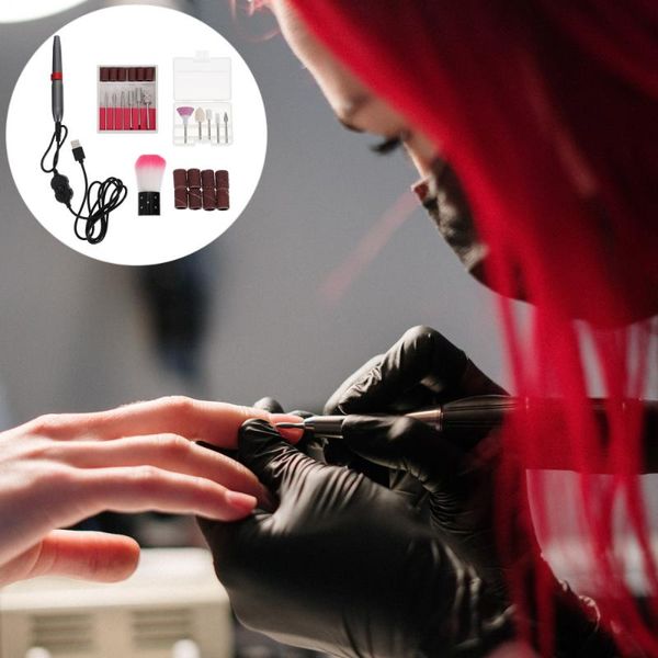 

nail art kits 1 set polisher pen portable manicure grinding machine