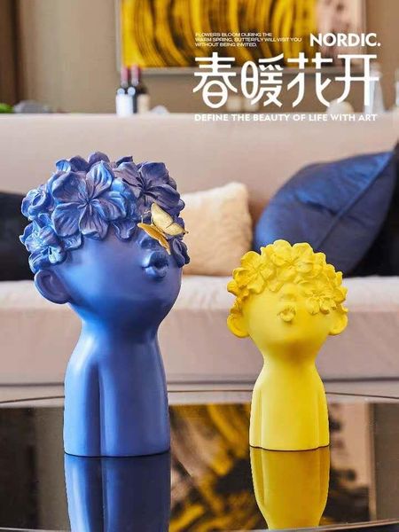 

vases modern china resin flower vase home decoration