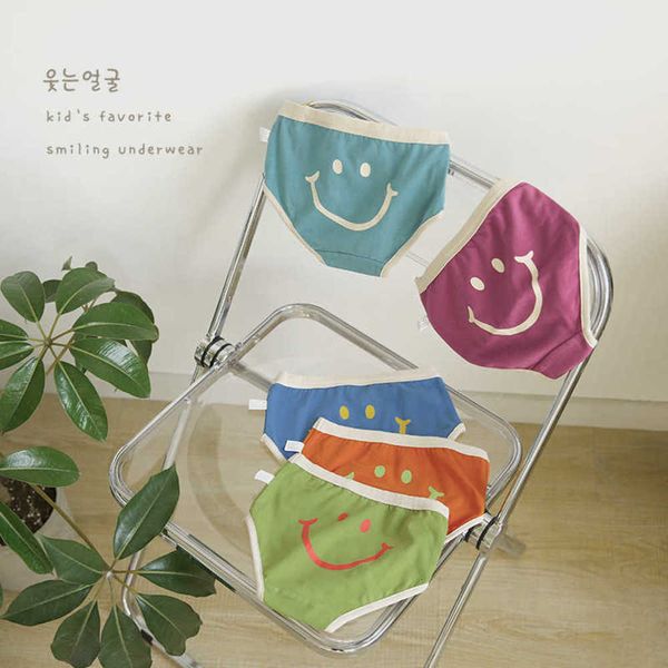 

n008 children's underwear one men's and women's baby triangle smiling face cotton shorts, Camo