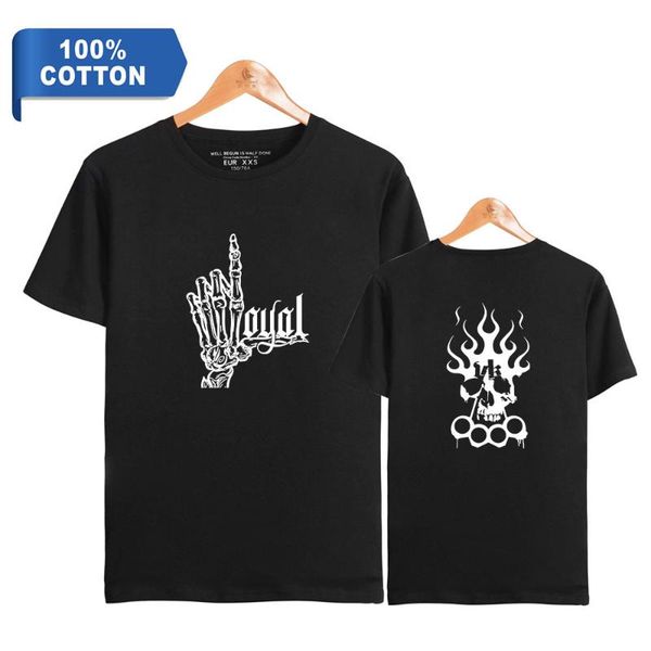 

men's t-shirts kontra k fashion prints 100% cotton t-shirt men summer short sleeve tshirt casual streetwear harajuku t shirt, White;black