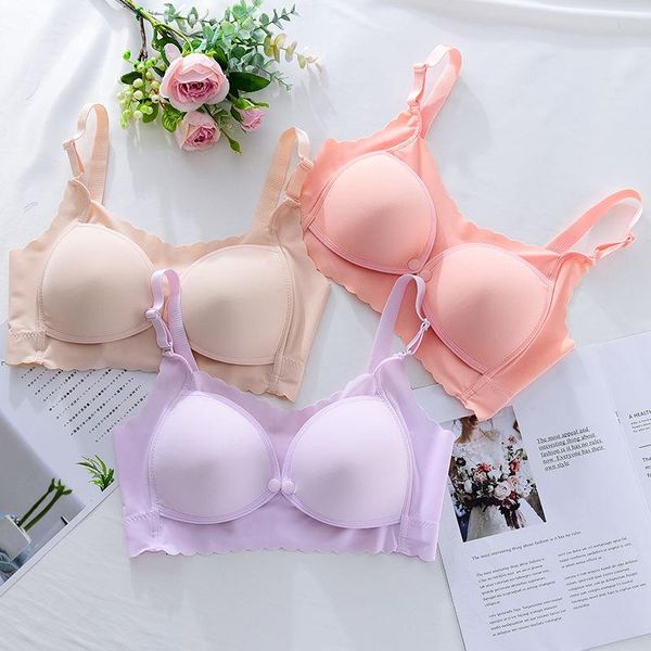 

maternity intimates nursing bra feeding for pregnant women underwear with wire style 34-44 bc cup, White