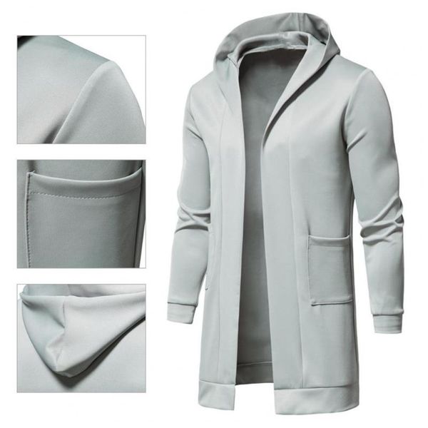 

men's jackets casual jacket stylish hooded slim fit all-match men coat, Black;brown