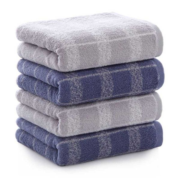 

towel pure cotton plaid hand soft comfortable absorbent adult