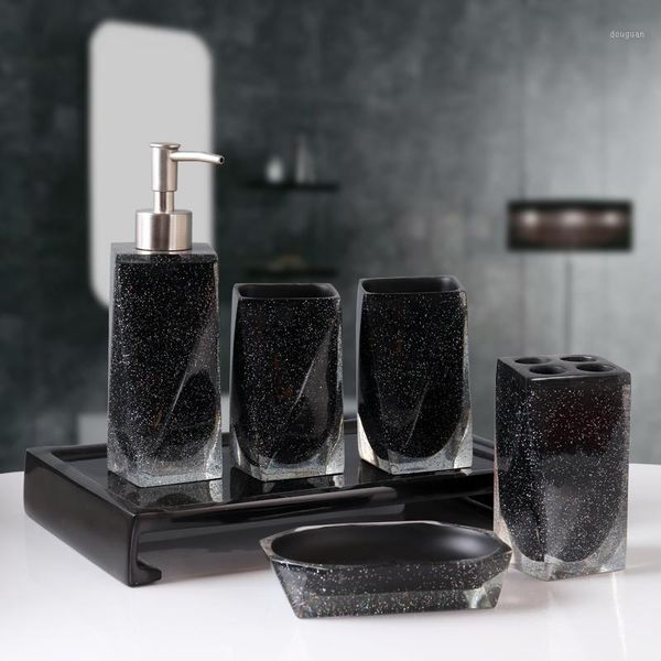 

bath accessory set european starry sky bathroom six-piece suit simplicity toothbrushing cup mouth supplies wash home ornaments