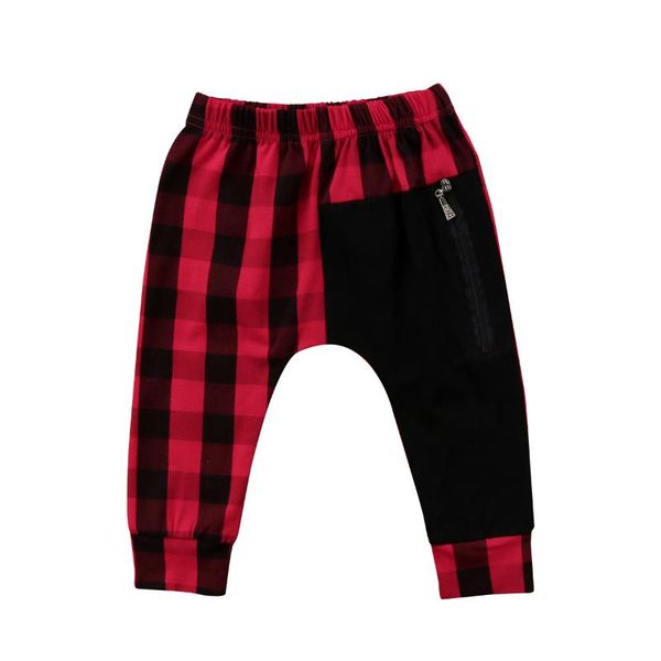 

trousers children baby boy pants kids casual toddler boys plaid cotton bottom harem 1-6t, Blue