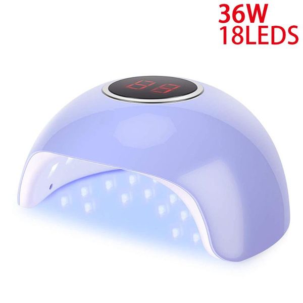

nail dryers uv led lamp professional gel kit 36w 18led polish light dryer