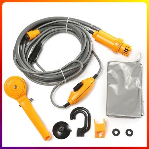 

car washer 12v portable mini easy install camping pet cleaning travel hiking vehicles universal sprinkler outdoor