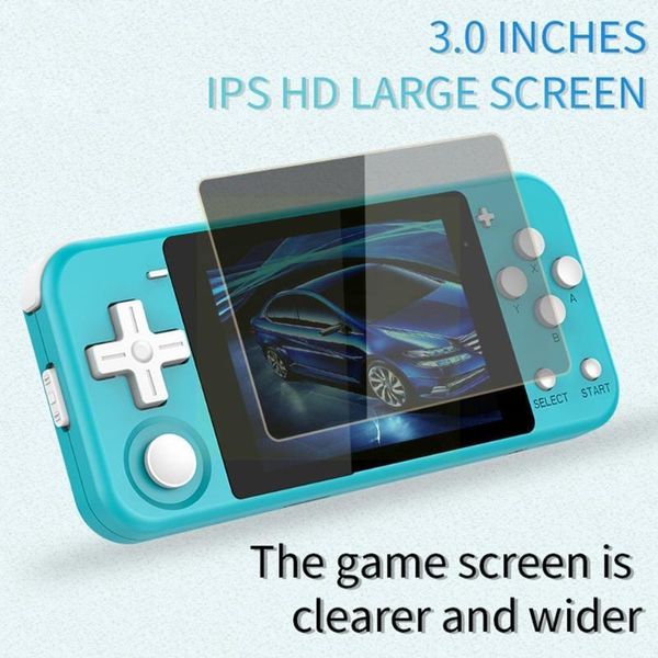 

portable game players retro handheld console for powkiddy q90 ps joystick 3.0 16gb arcade lcd screen in simulator ips b3r5