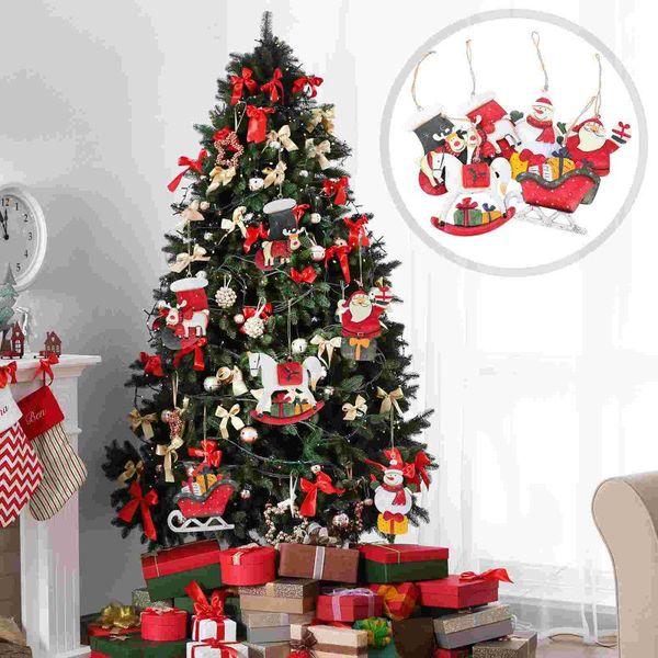 

christmas decorations 6pcs xmas tree ornaments party decors delicate pendants