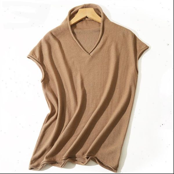 

v neck t shirts for women summer 2021 elegant simple solid color short sleeve tshirt plus size tees for woman comfy, White