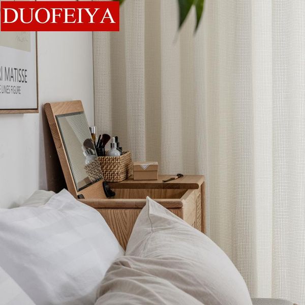 

curtain & drapes sunscreen white gauze translucent partition cotton linen window screen curtains for living room bedroom balcony